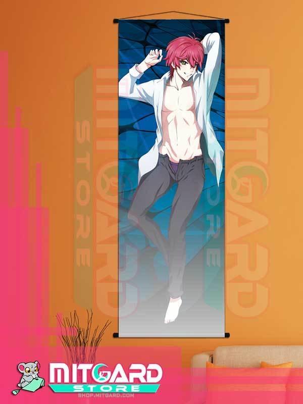 DIABOLIK LOVERS Ayato Sakamaki V2 wall scroll fabric or Adhesive Vinyl poster - Fabric poster WITH plastic pole / 50cm x 150cm - 1